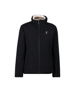 GIACCA CARPY IN PELLICCIA SINTETICA VERSATILE SWANN BLACK